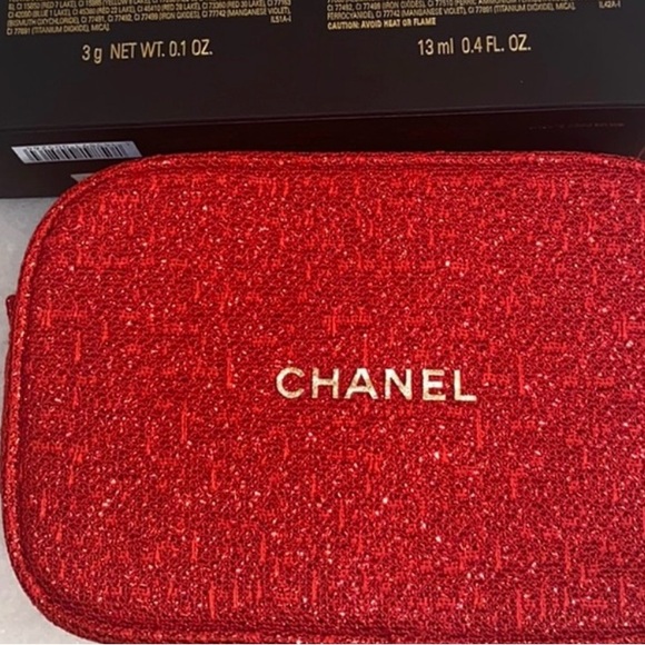 Chanel 2021 Red Beauty Bag - Picture 16 of 16